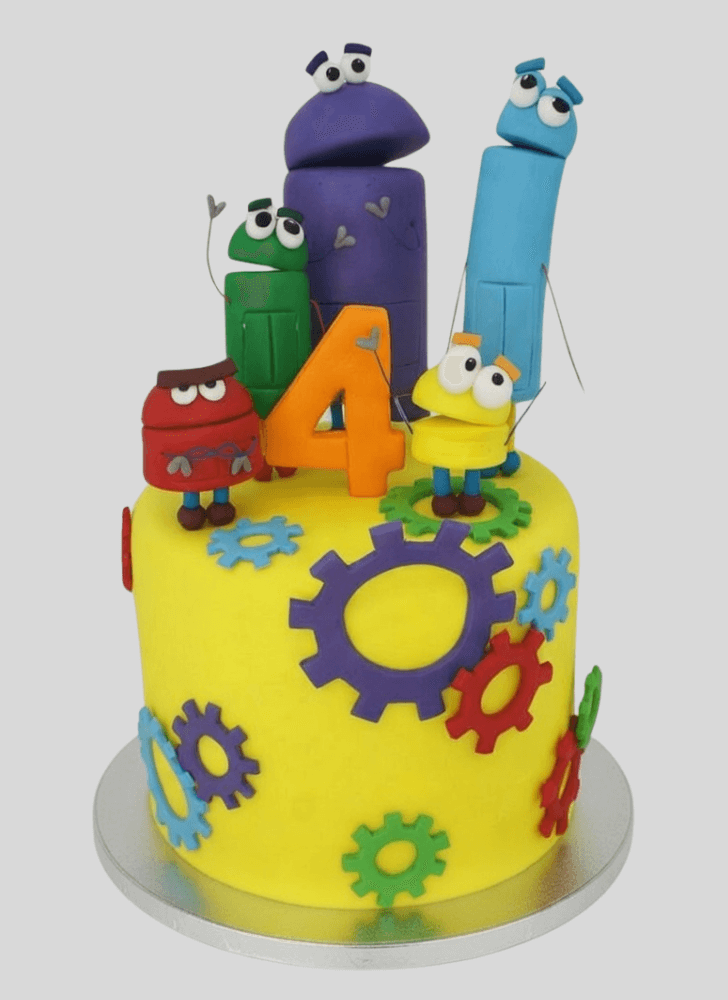 Fetching Storybots Cake