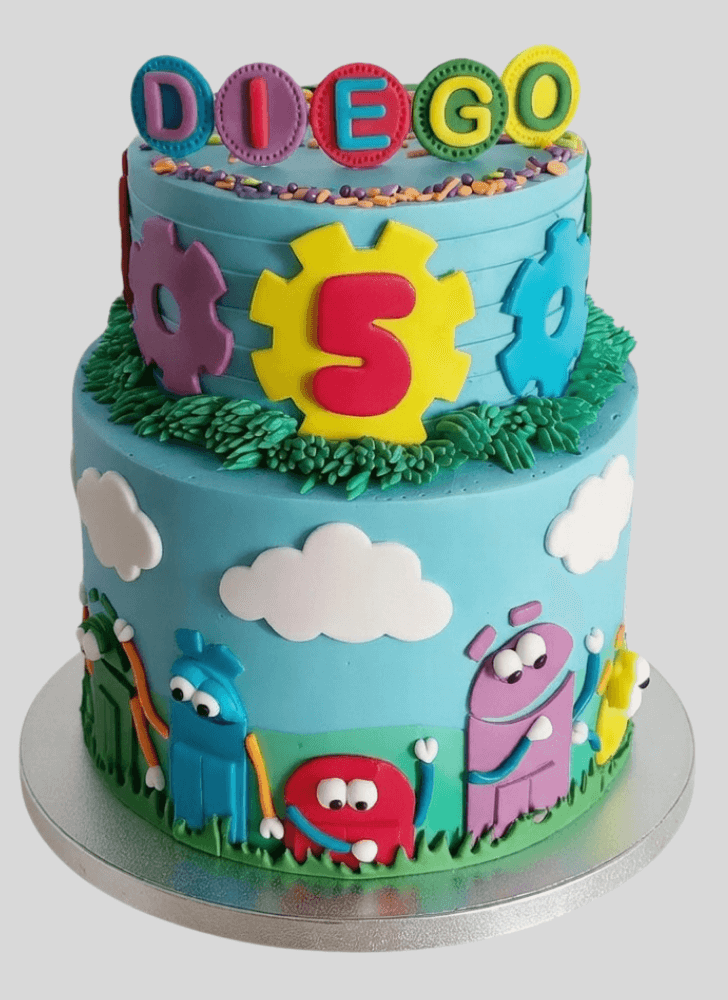 Graceful Storybots Cake