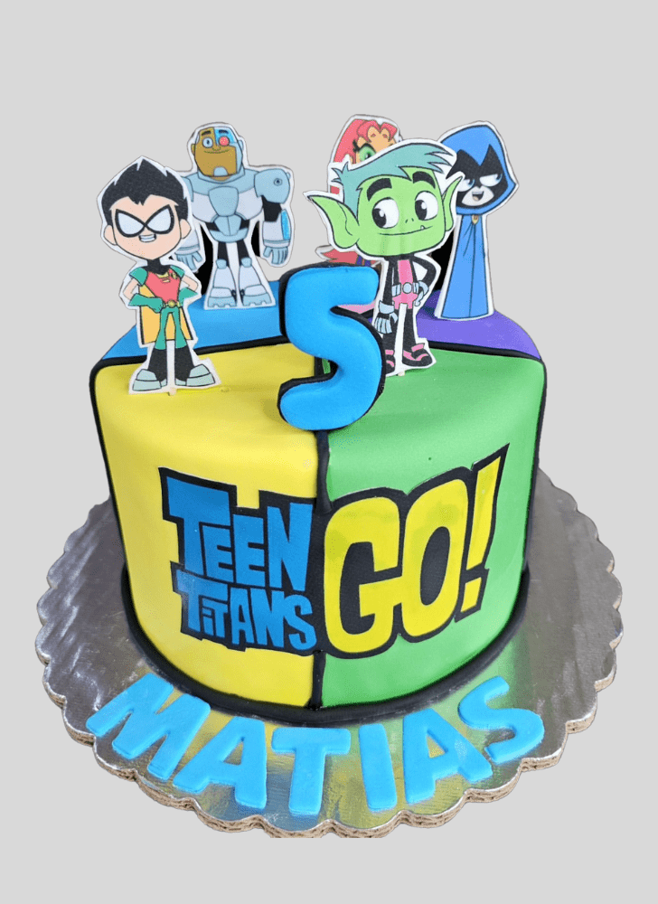 Adorable Teen Titans Go Cake