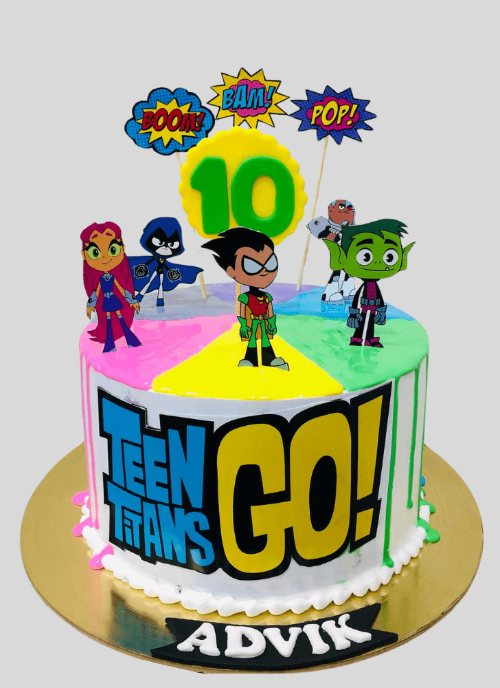 Alluring Teen Titans Go Cake