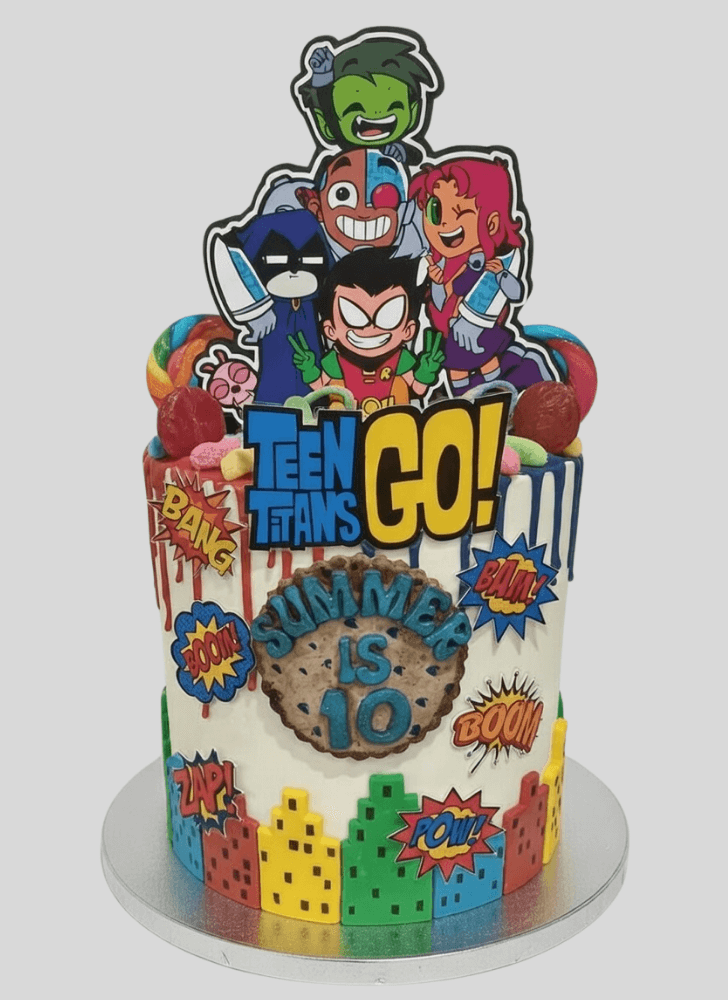 Captivating Teen Titans Go Cake