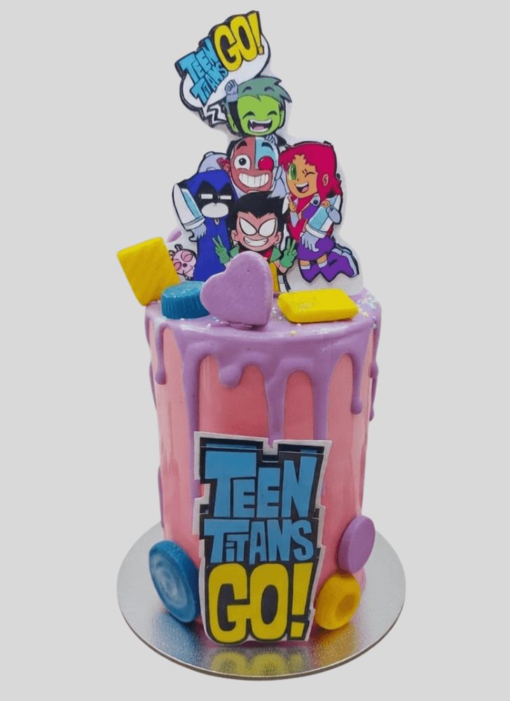 Charming Teen Titans Go Cake
