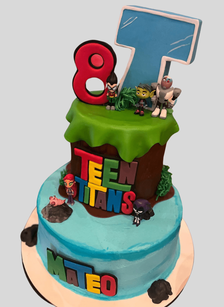 Comely Teen Titans Go Cake