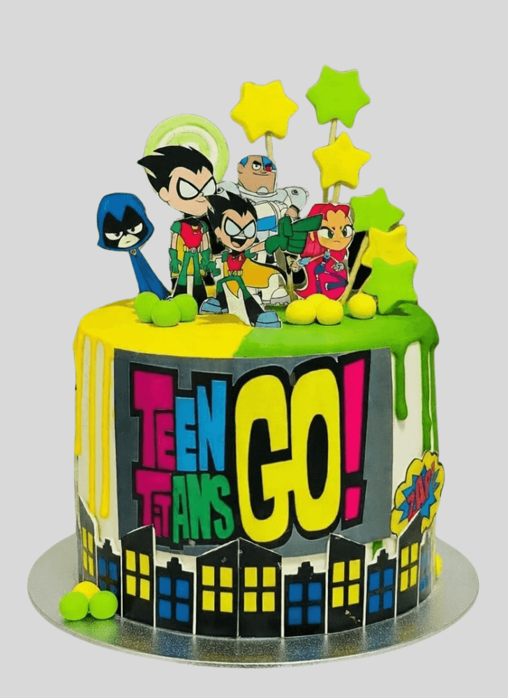 Cute Teen Titans Go Cake