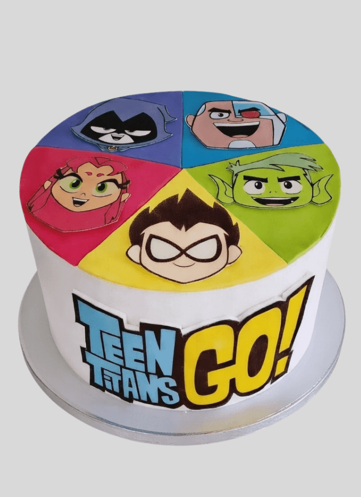 Dazzling Teen Titans Go Cake