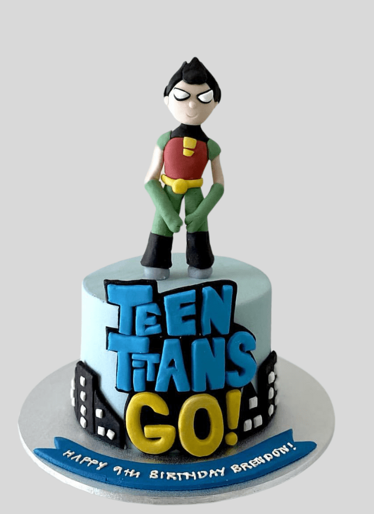 Delicate Teen Titans Go Cake