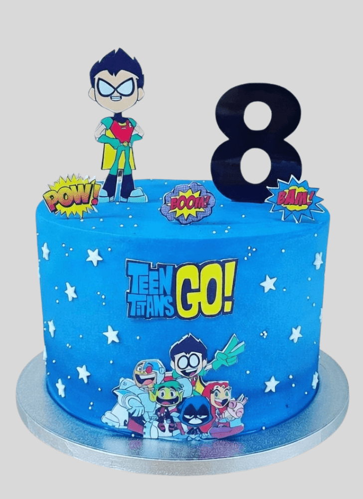 Delightful Teen Titans Go Cake