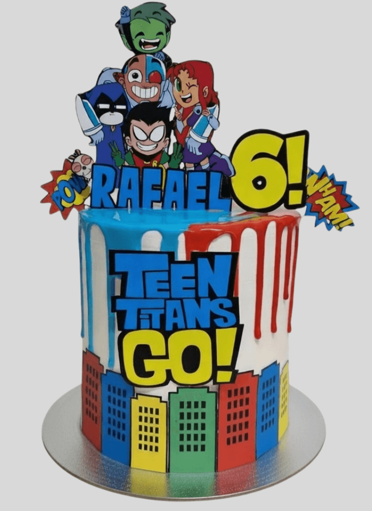 Enthralling Teen Titans Go Cake