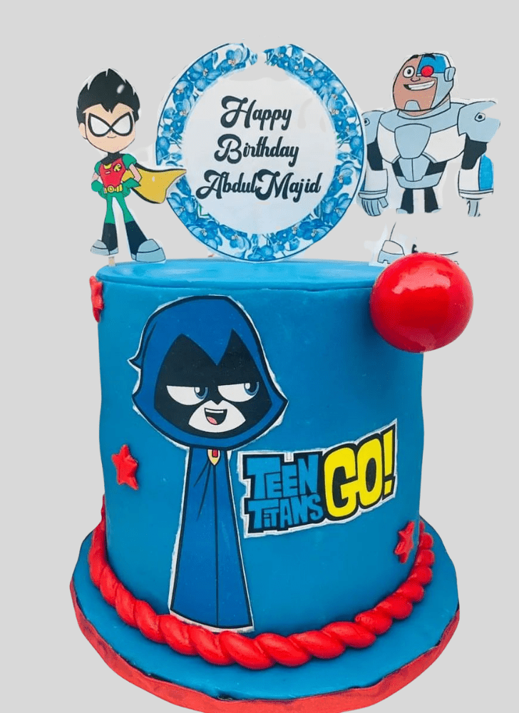 Pretty Teen Titans Go Cake
