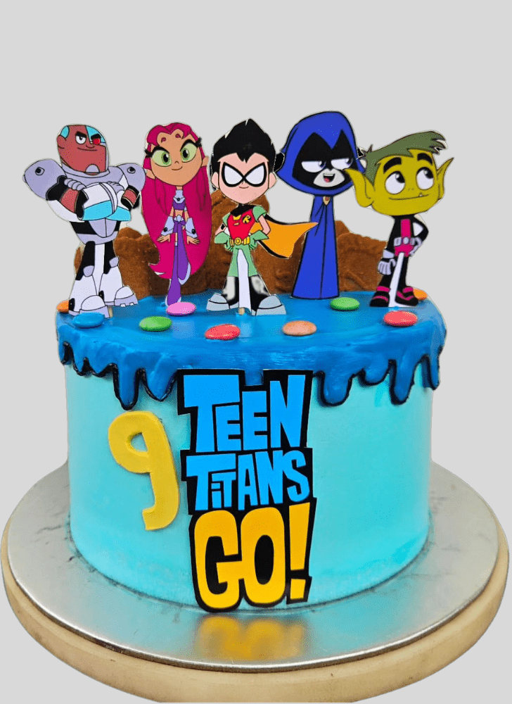 Slightly Teen Titans Go Cake