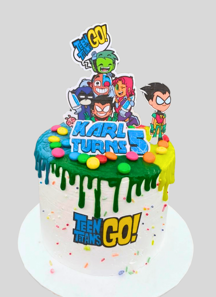 Splendid Teen Titans Go Cake