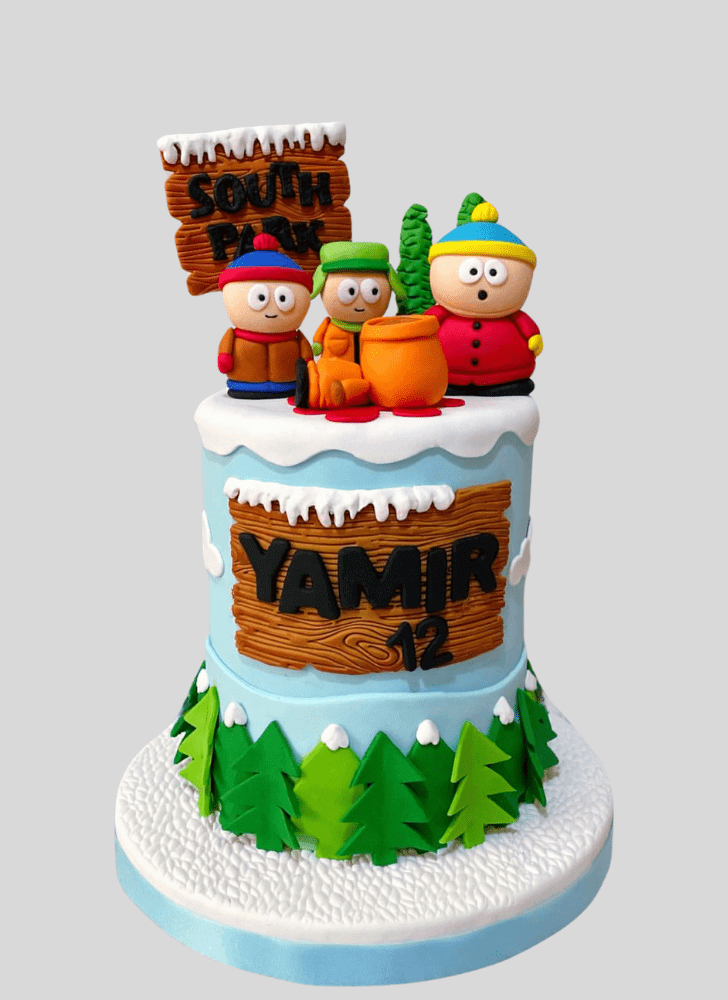 Alluring South Park Cake