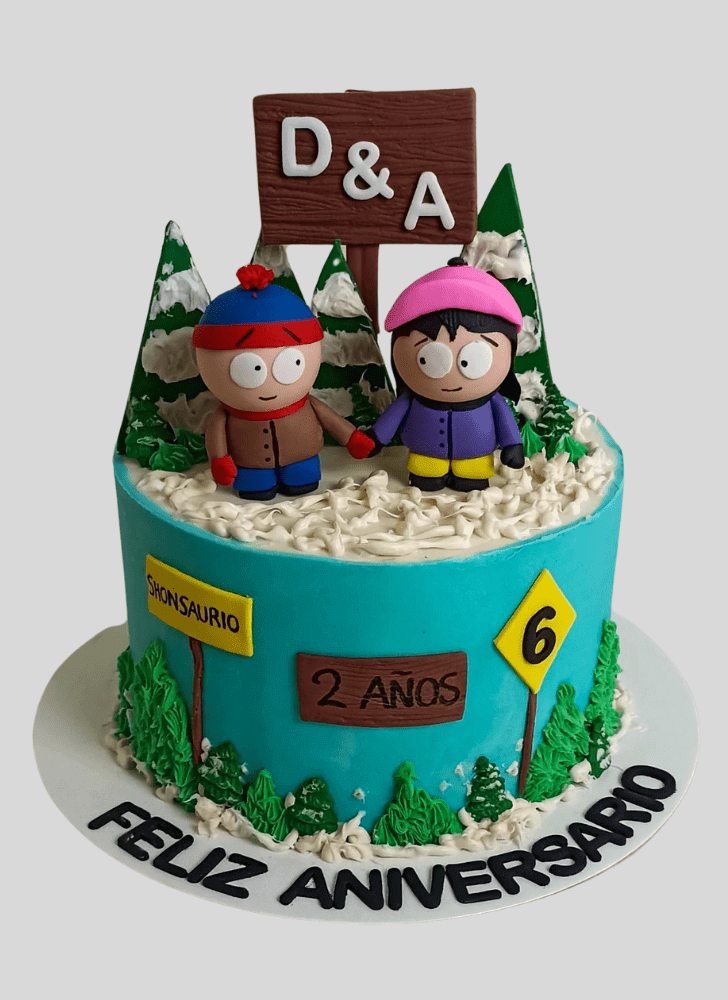 Appealing South Park Cake