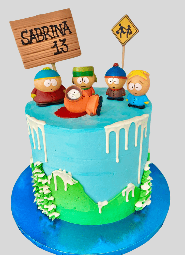 Beauteous South Park Cake