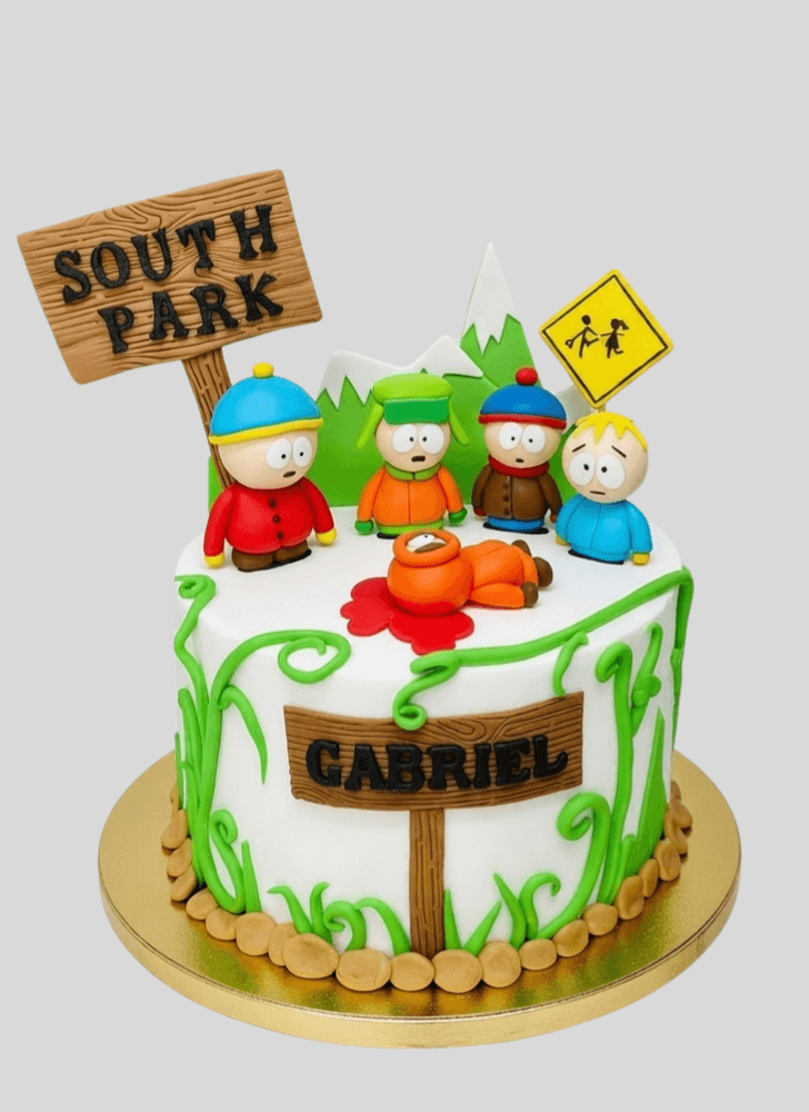 Handsome South Park Cake