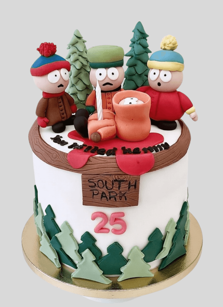 Pretty South Park Cake