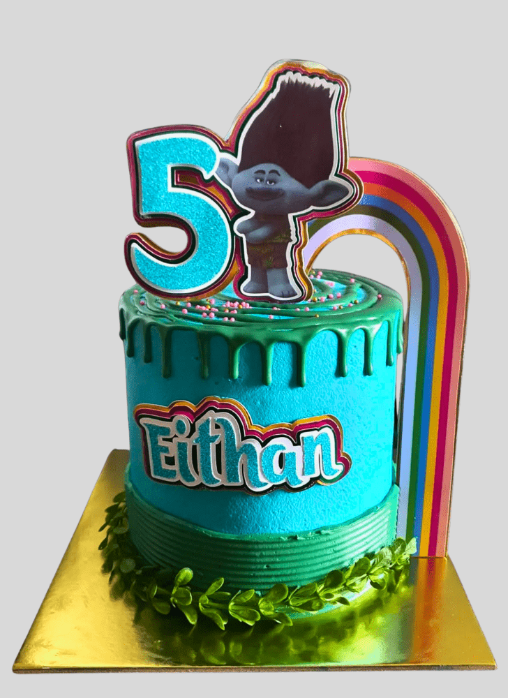 Adorable Trolls Cake