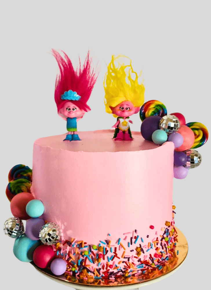 Exquisite Trolls Cake