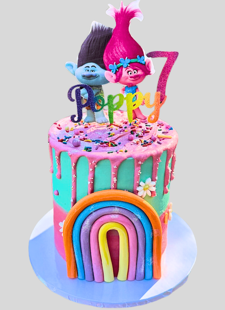 Graceful Trolls Cake