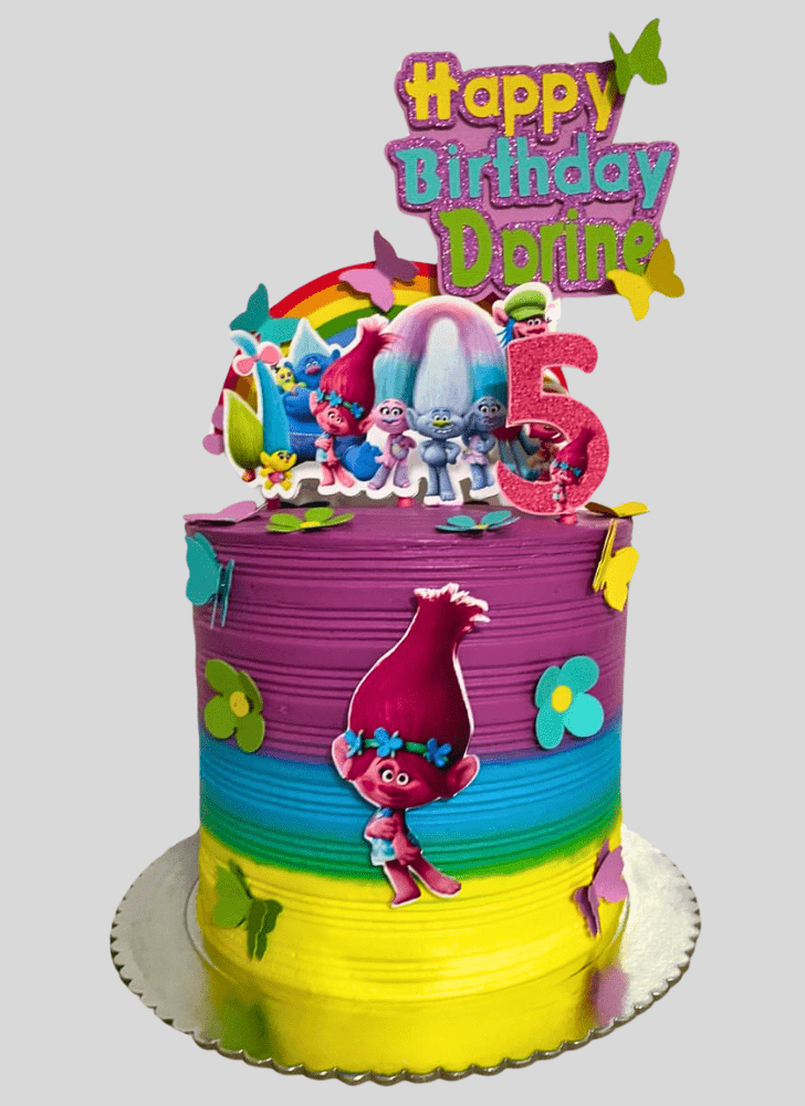 Handsome Trolls Cake