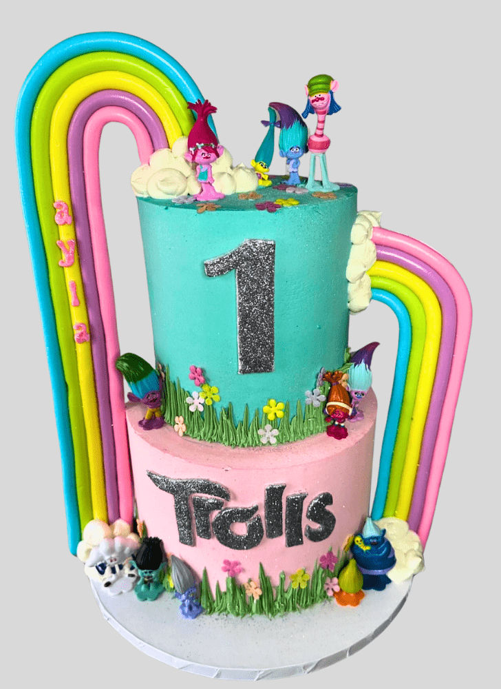 Marvelous Trolls Cake
