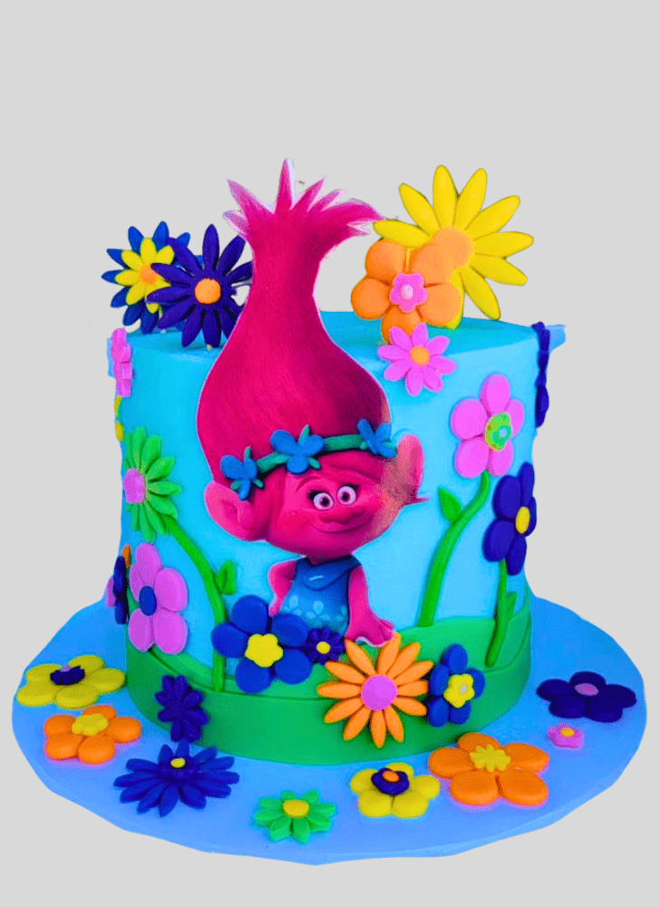 Stunning Trolls Cake