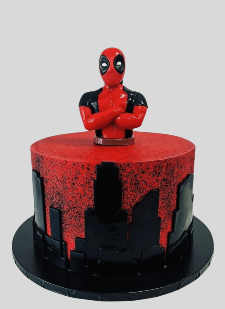 Adorable Wade Wilson Cake