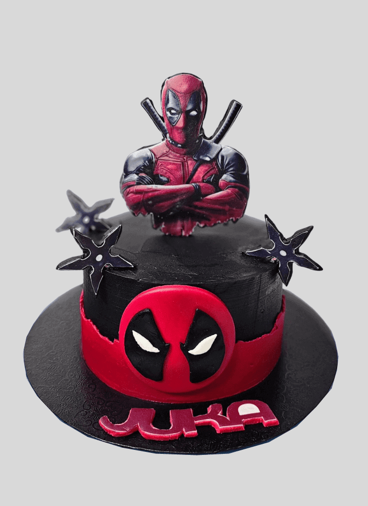 Beauteous Wade Wilson Cake