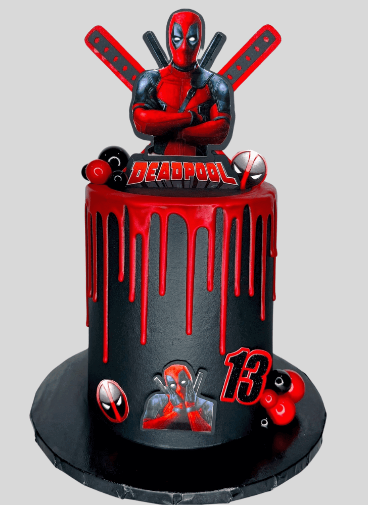 Captivating Wade Wilson Cake