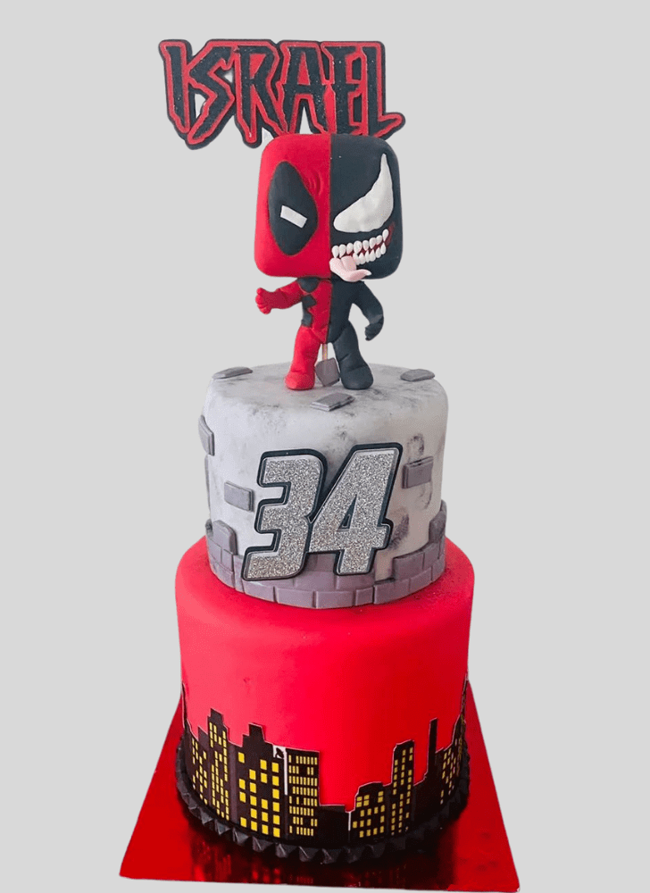 Dazzling Wade Wilson Cake