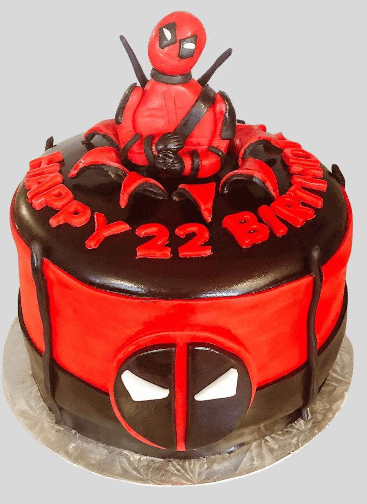 Delightful Wade Wilson Cake