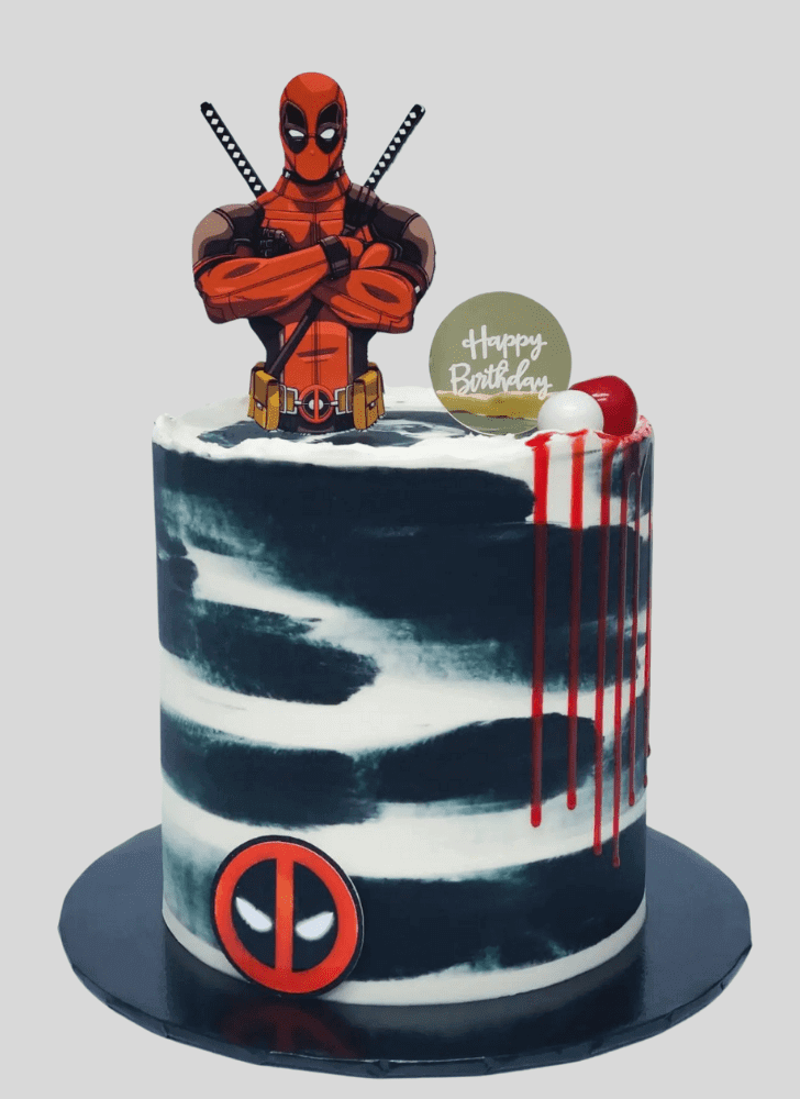 Enticing Wade Wilson Cake