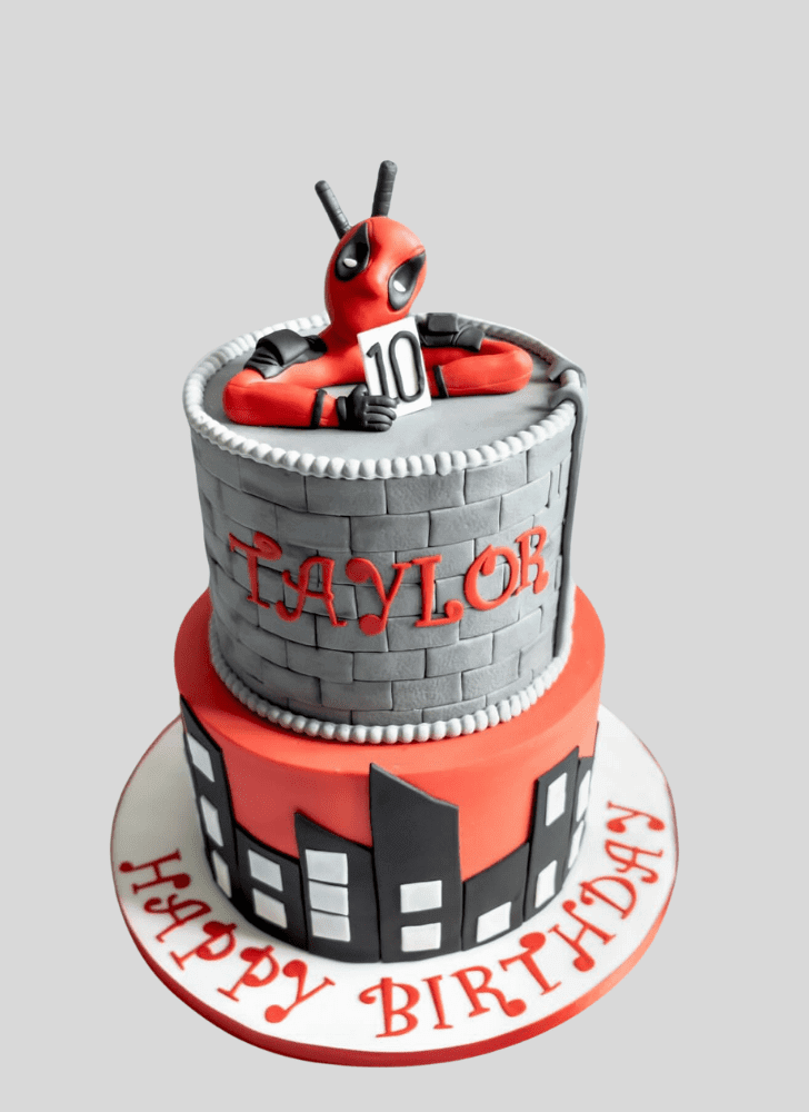 Inviting Wade Wilson Cake