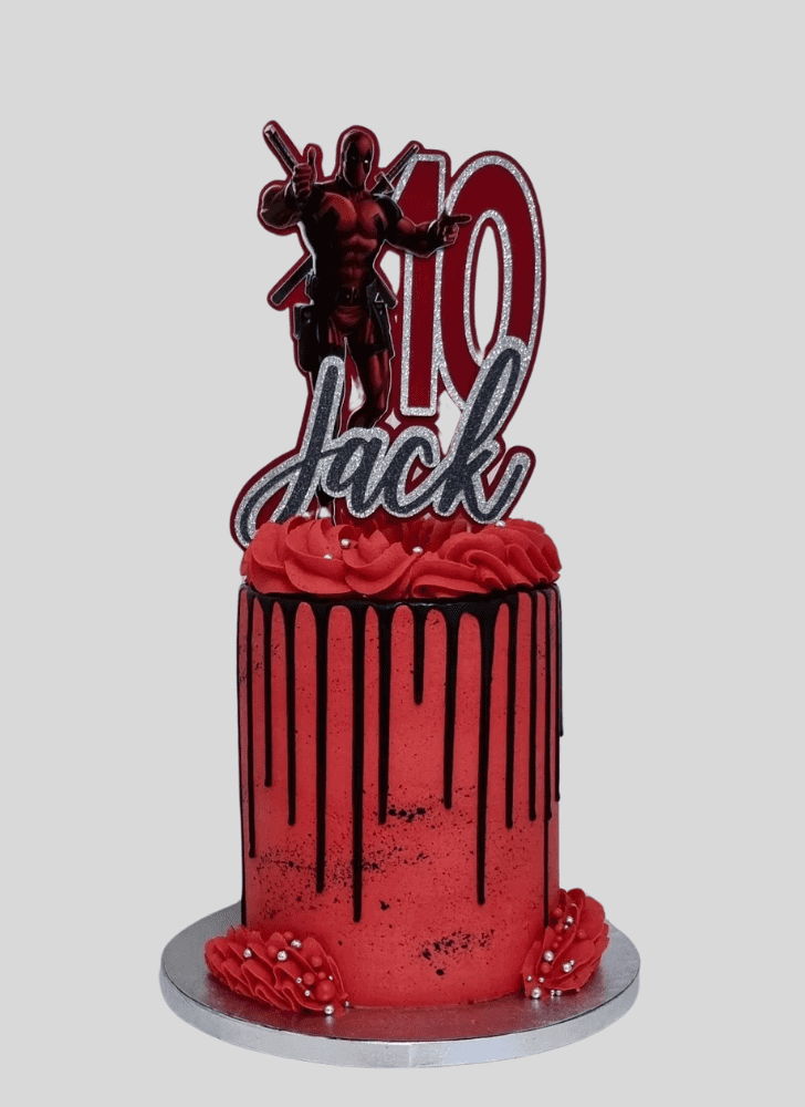 Lovely Wade Wilson Cake Design