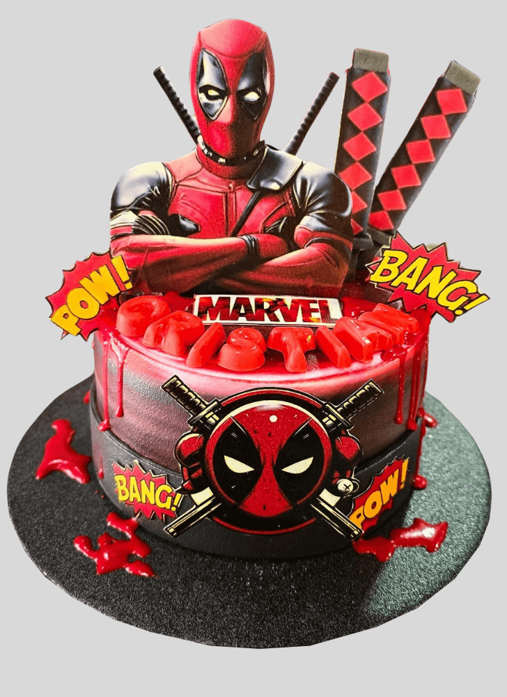 Marvelous Wade Wilson Cake