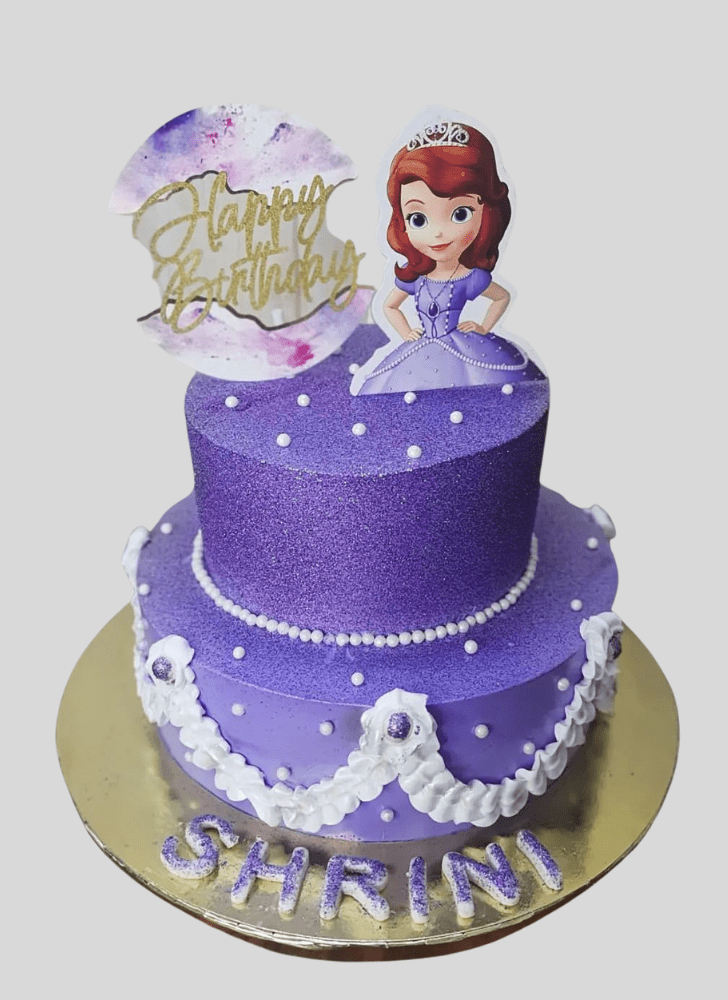 Adorable Sofia The First Cake