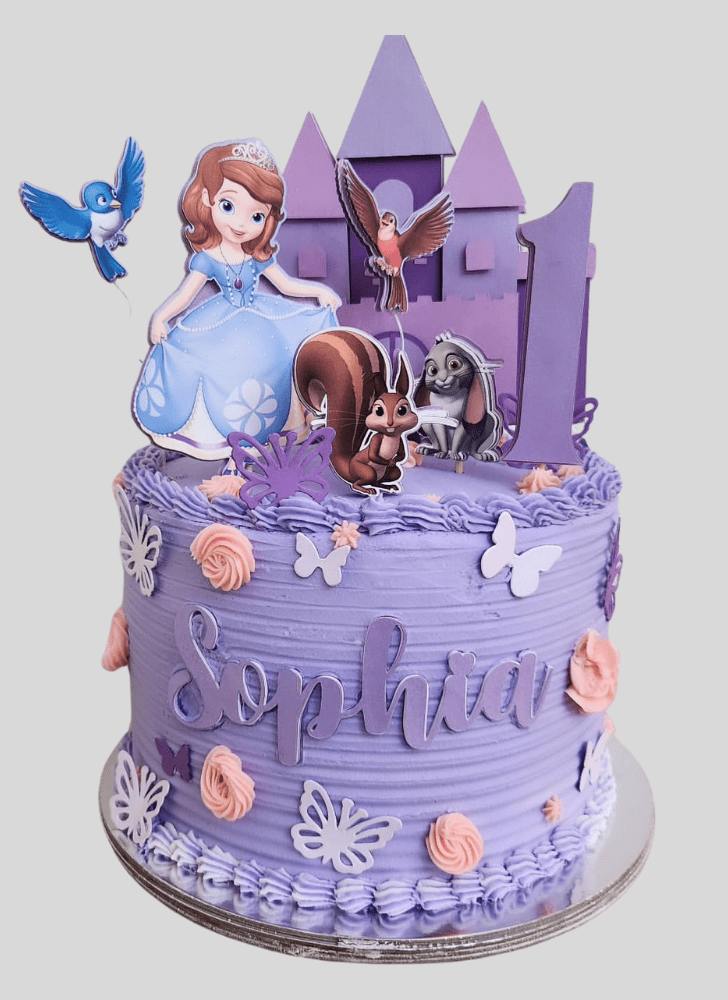 Classy Sofia The First Cake