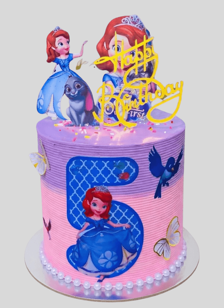 Elegant Sofia The First Cake
