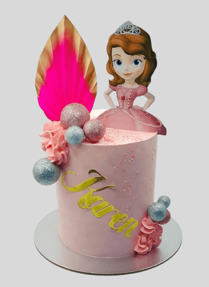Fine Sofia The First Cake