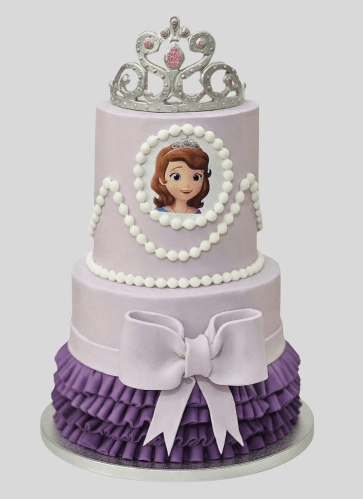 Lovely Sofia The First Cake Design