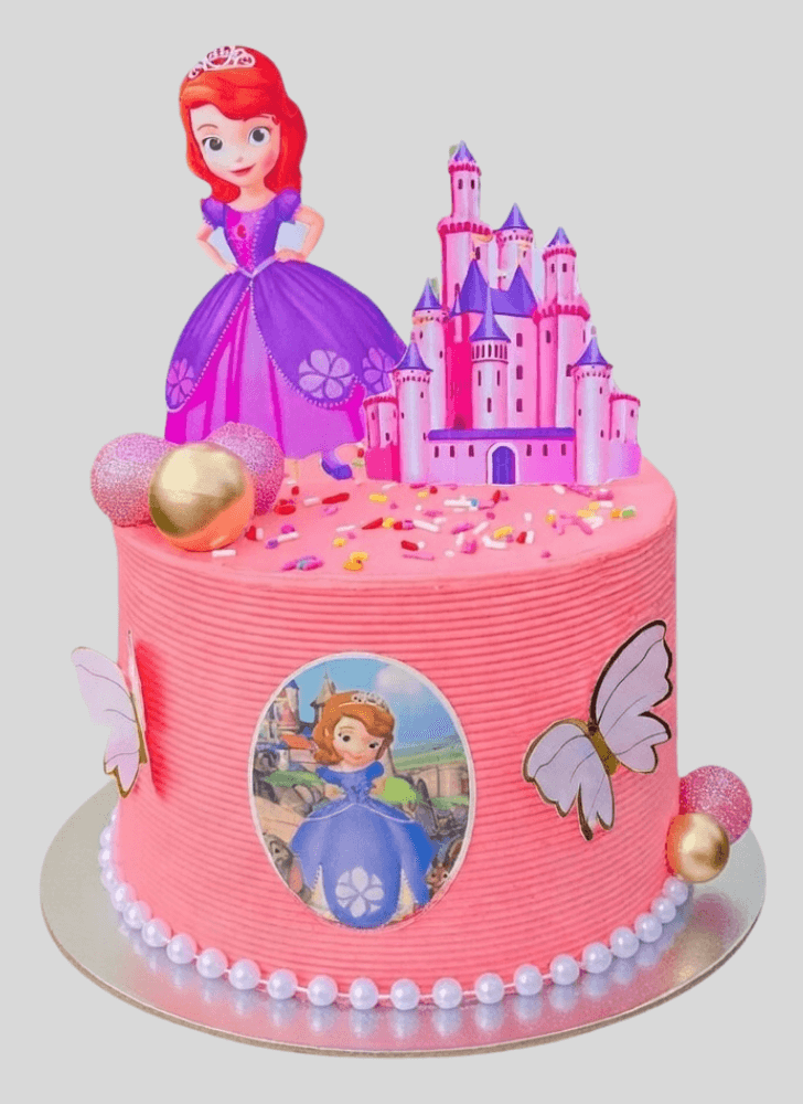 Resplendent Sofia The First Cake