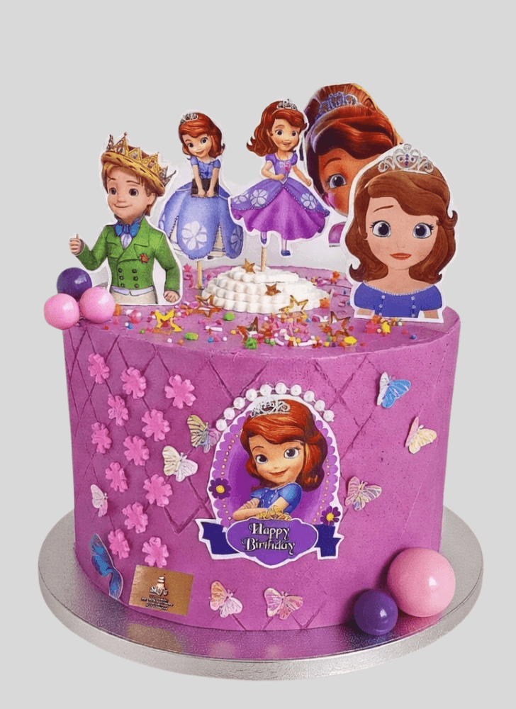Slightly Sofia The First Cake
