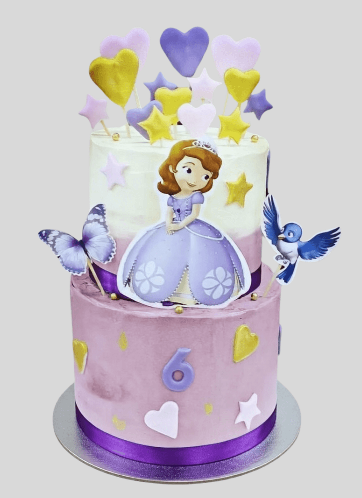 Wonderful Sofia The First Cake Design