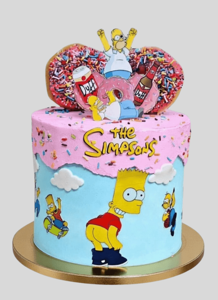 Angelic The Simpsons Cake