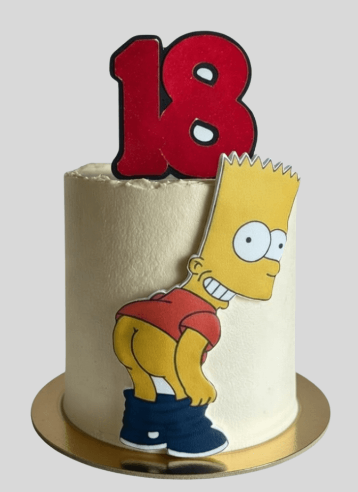 Beauteous The Simpsons Cake