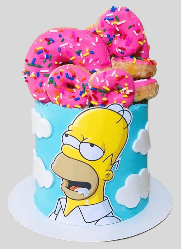 Captivating The Simpsons Cake