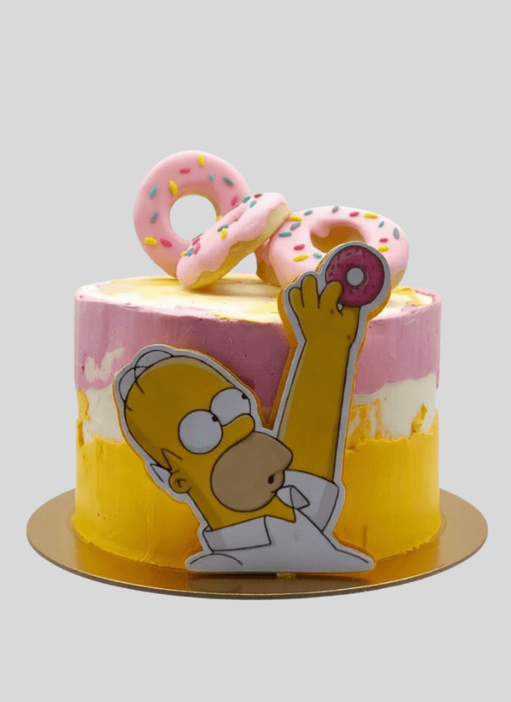 Enthralling The Simpsons Cake