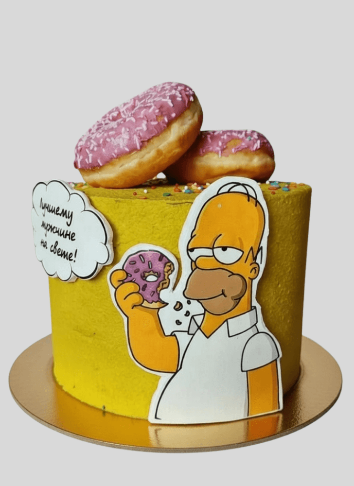 Good Looking The Simpsons Cake