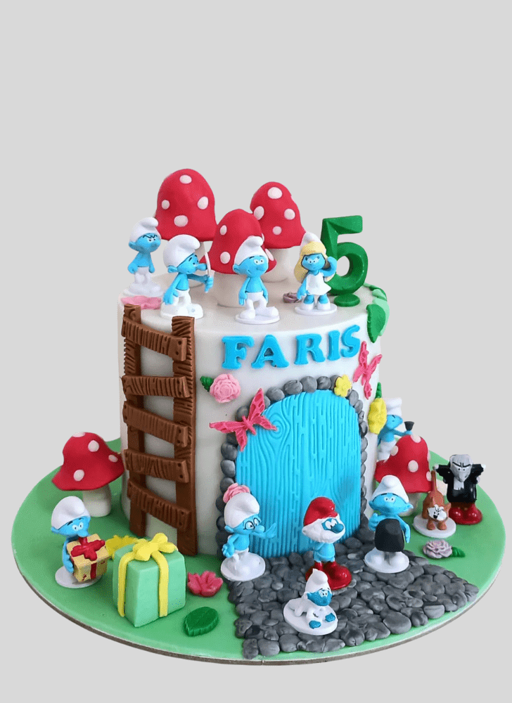 Alluring The Smurfs Cake