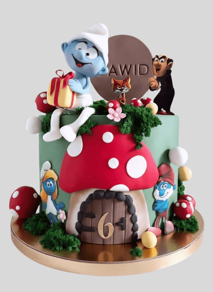 Divine The Smurfs Cake